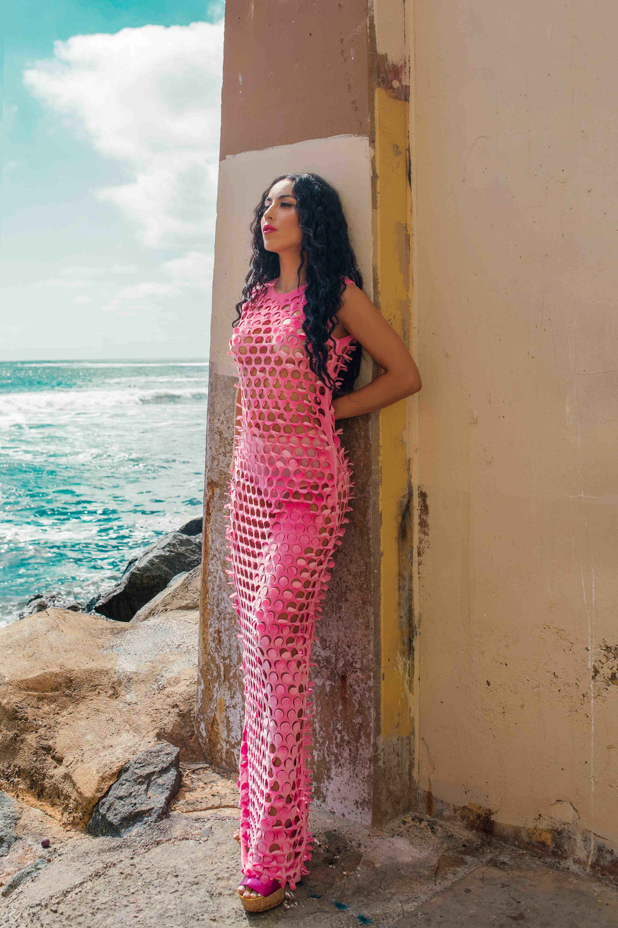 Maxi Fishnet Dress Miimita Maxi Fishnet Dress Miimita